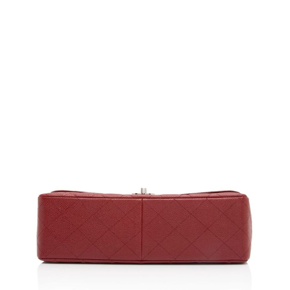 Chanel Caviar Leather Classic Jumbo Single Flap Bag - Picture 4 of 14
